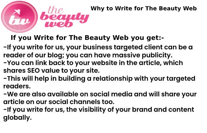 Why to write for The Beauty Web