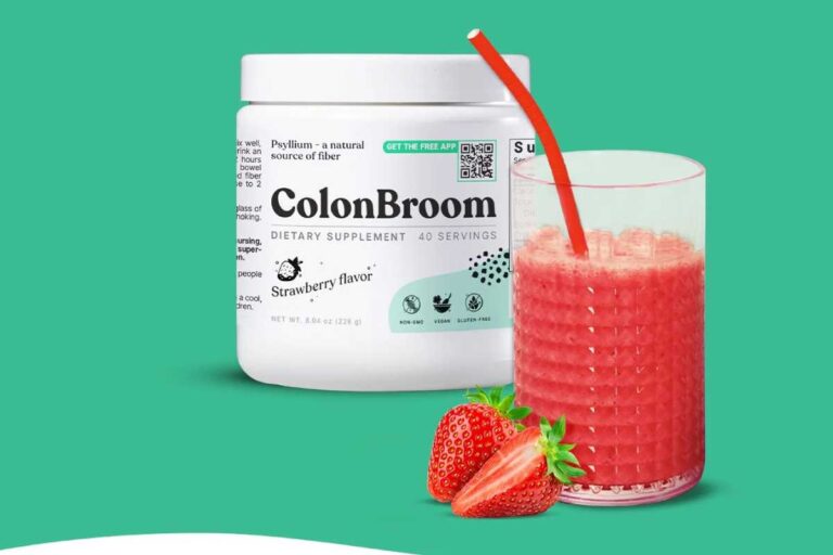The ColonBroom Psyllium Husk Colon Cleanse Powder