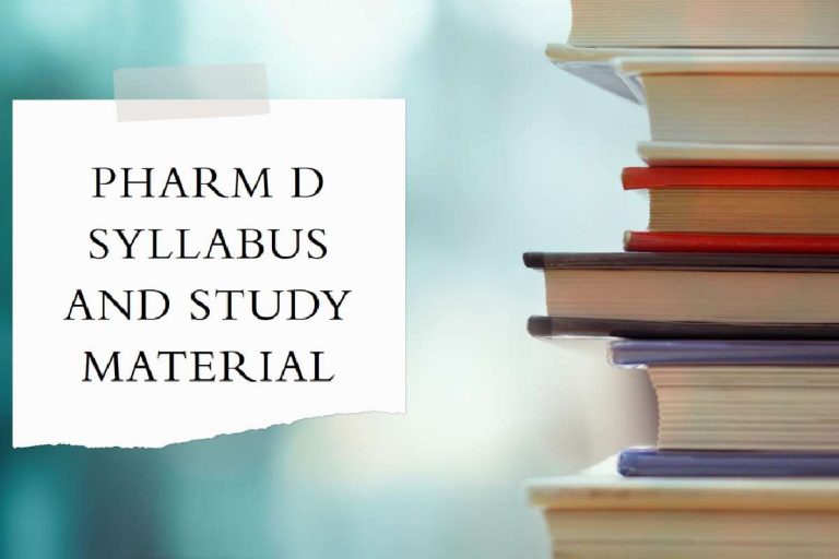 D Pharma Syllabus – What is D Pharma Course?